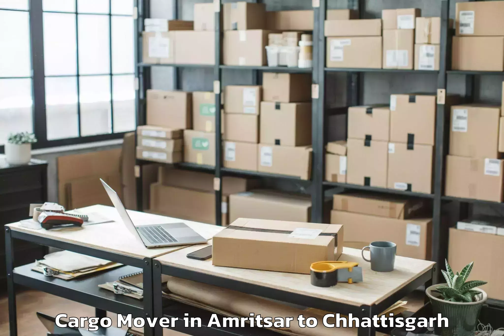 Amritsar to Gunderdehi Cargo Mover Booking